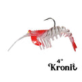 KRONIT weighted soft shrimp 4" 1/2oz Dragon color KSHR-DR-4